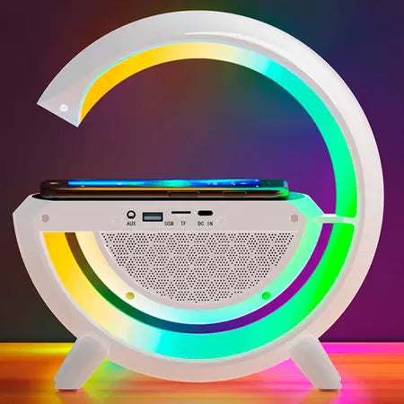 G-Speaker Smart Station -  luminária RGB LED com carregador por indução (sem relógio)