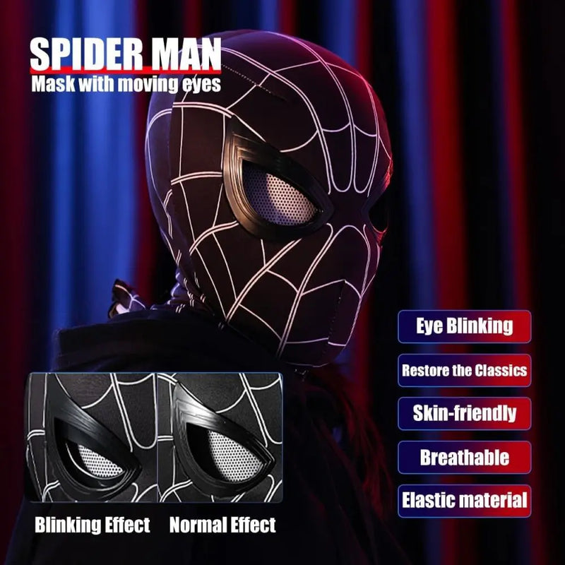 Máscara do Homem-Aranha com controle remoto móvel