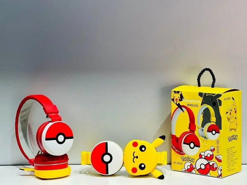 Fone de ouvido sem fio Pokémon Pikachu