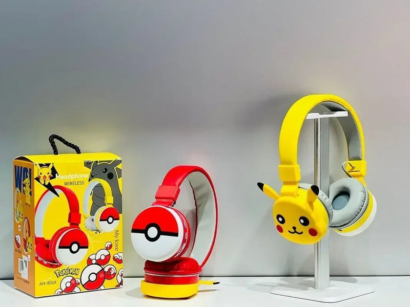 Fone de ouvido sem fio Pokémon Pikachu