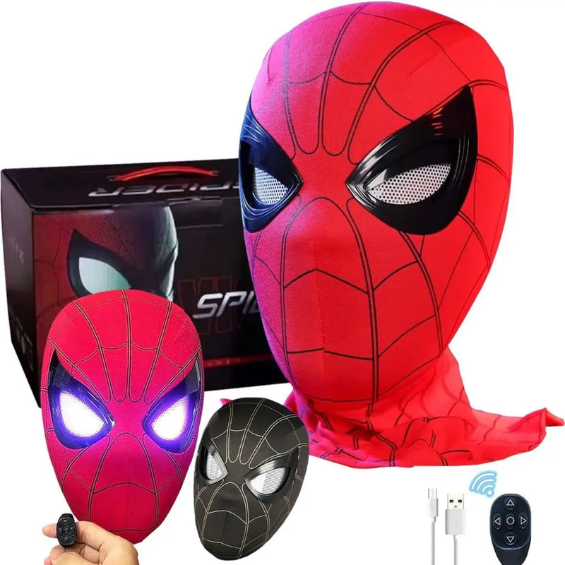 Máscara do Homem-Aranha com controle remoto móvel