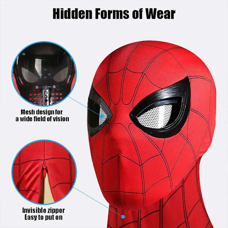 Máscara do Homem-Aranha com controle remoto móvel