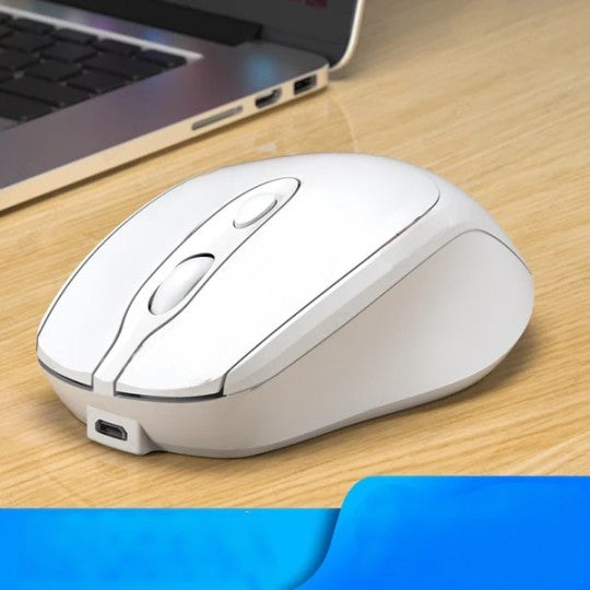 Mouse sem Fio Recarregável Aieach - Ergonômico e Silencioso