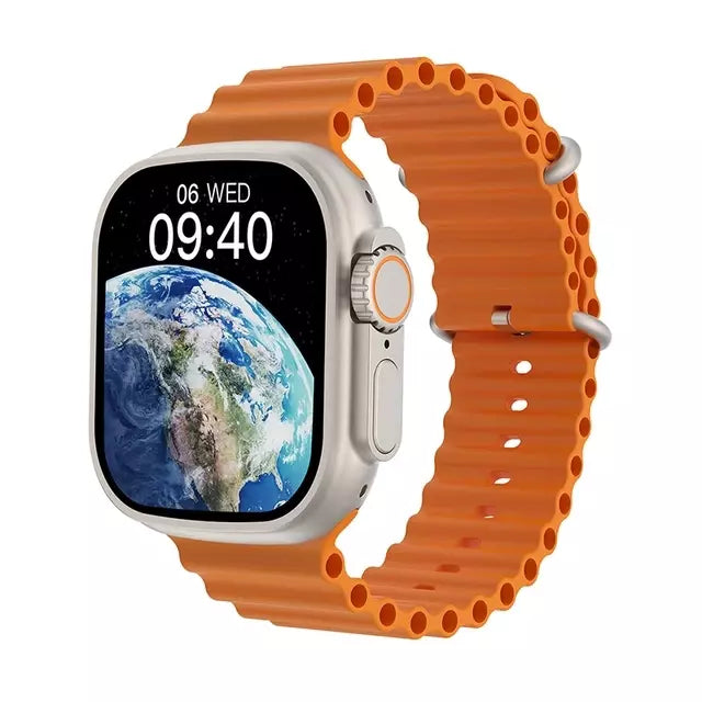 Smartwatch W68 Ultra Max Serie 8 49mm NFC Trava Para Pulseiras