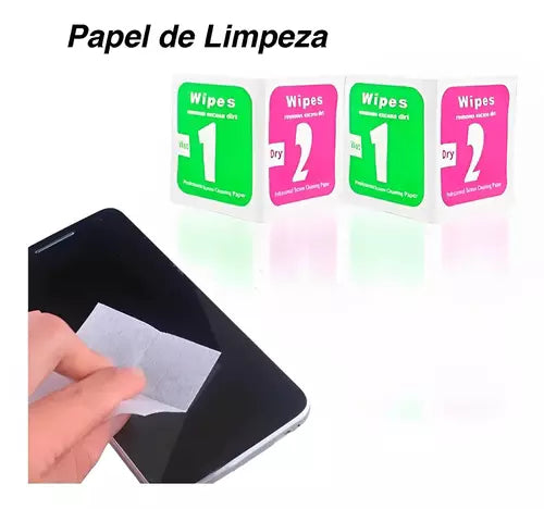 Kit Limpeza Flanela Seca Úmida Álcool