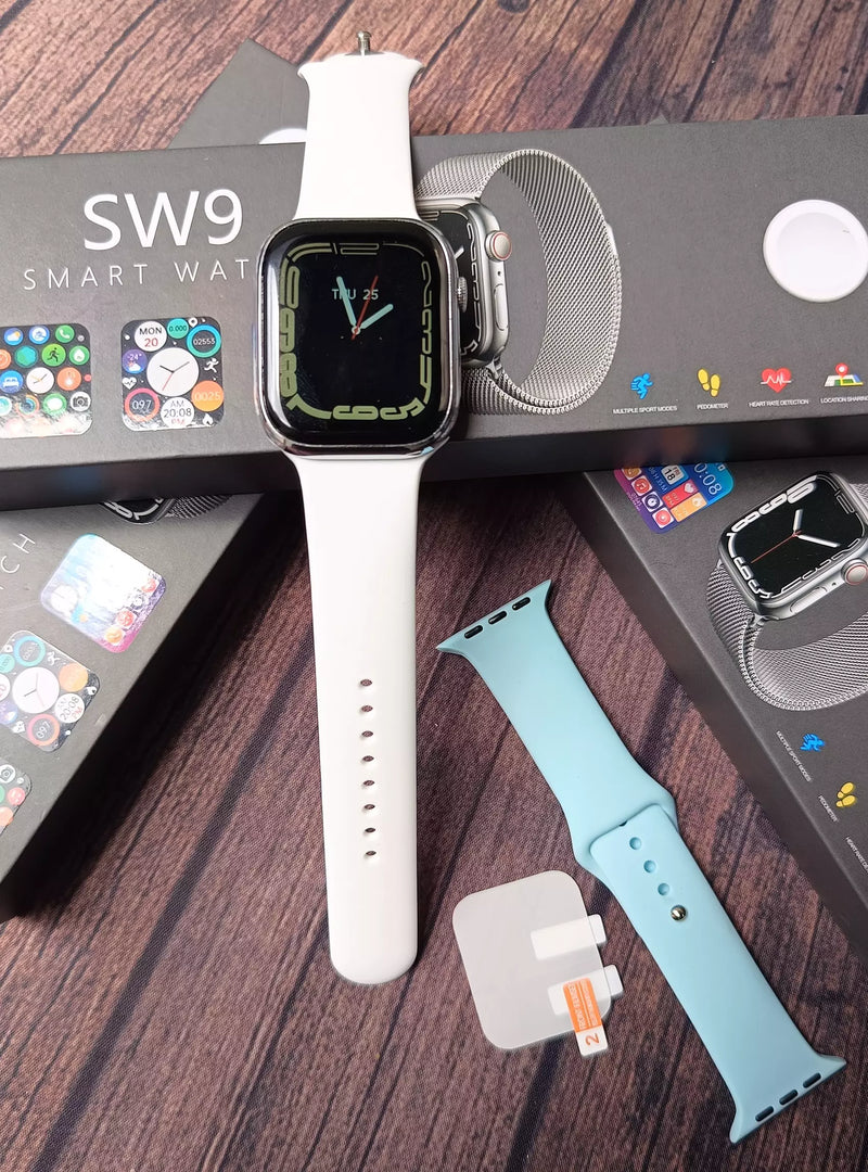 Smartwatch SW9 - A Prova Dágua com Pulseira Extra e Película