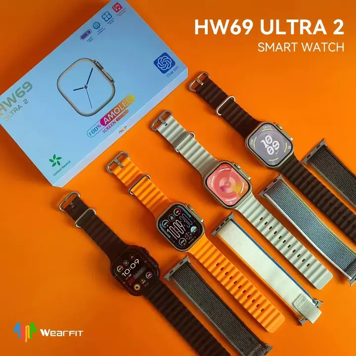 Smartwatch Hw69 Ultra -  Pulseira extra