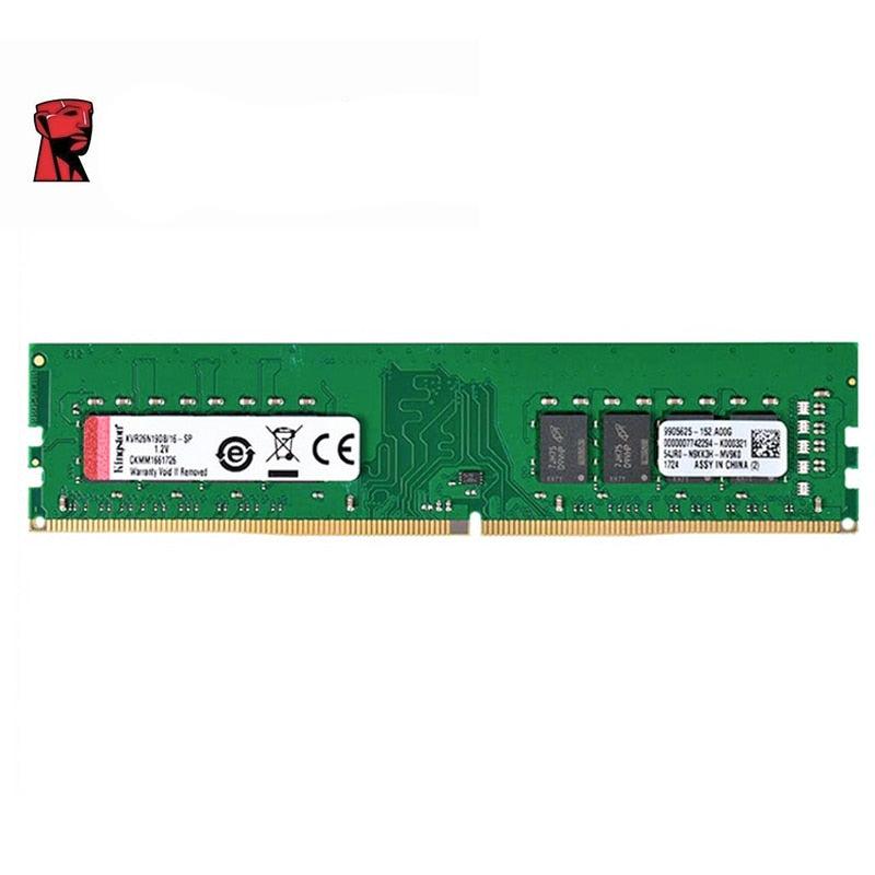 Memória RAM DDR4 Kingston para PC Desktop 4GB, 8GB, 16GB, 32GB - 2133MHz, 2400MHz, 2666MHz