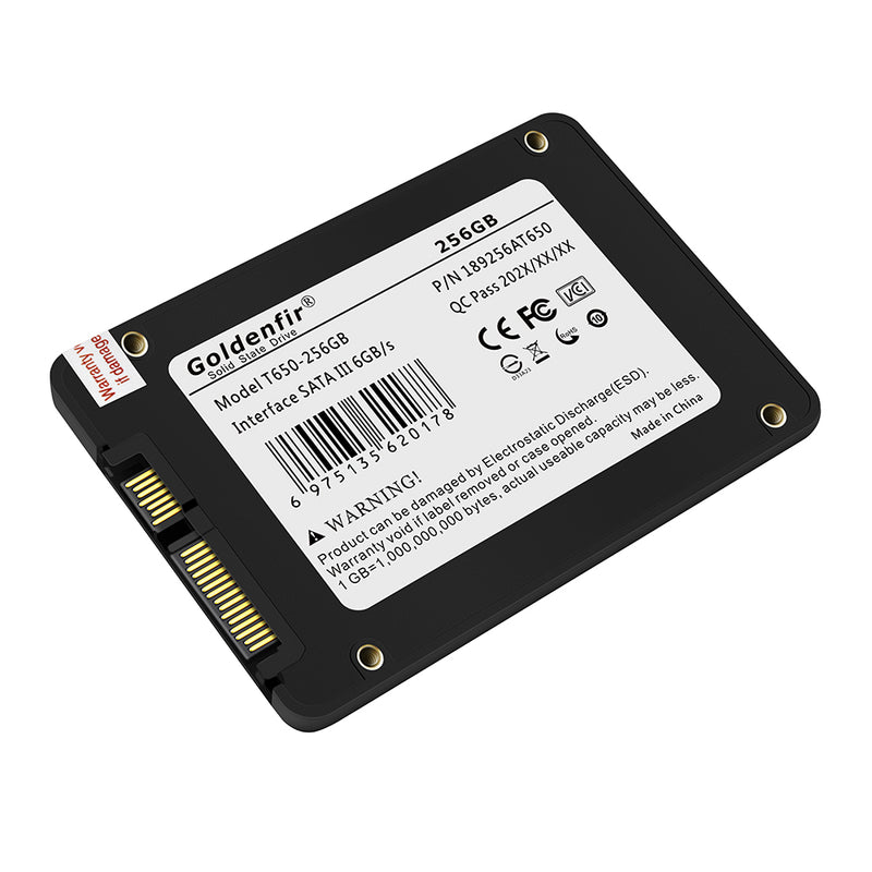 SSD Goldenfir SATA3 2,5" 128GB, 256GB, 512GB e 1TB