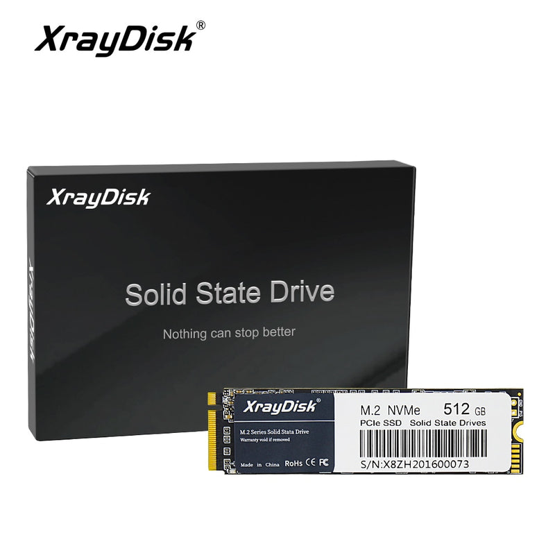 SSD Xraydisk m.2 PCIe NVME 128GB, 256GB, 512GB e 1TB