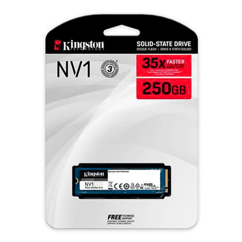 SSD Kingston m.2 NV1 Nvme 250GB, 500GB, 1TB e 2TB